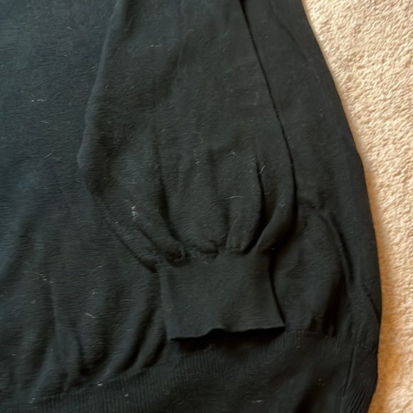 Toscano men’s black mock turtleneck sweater. - Picture 4 of 4